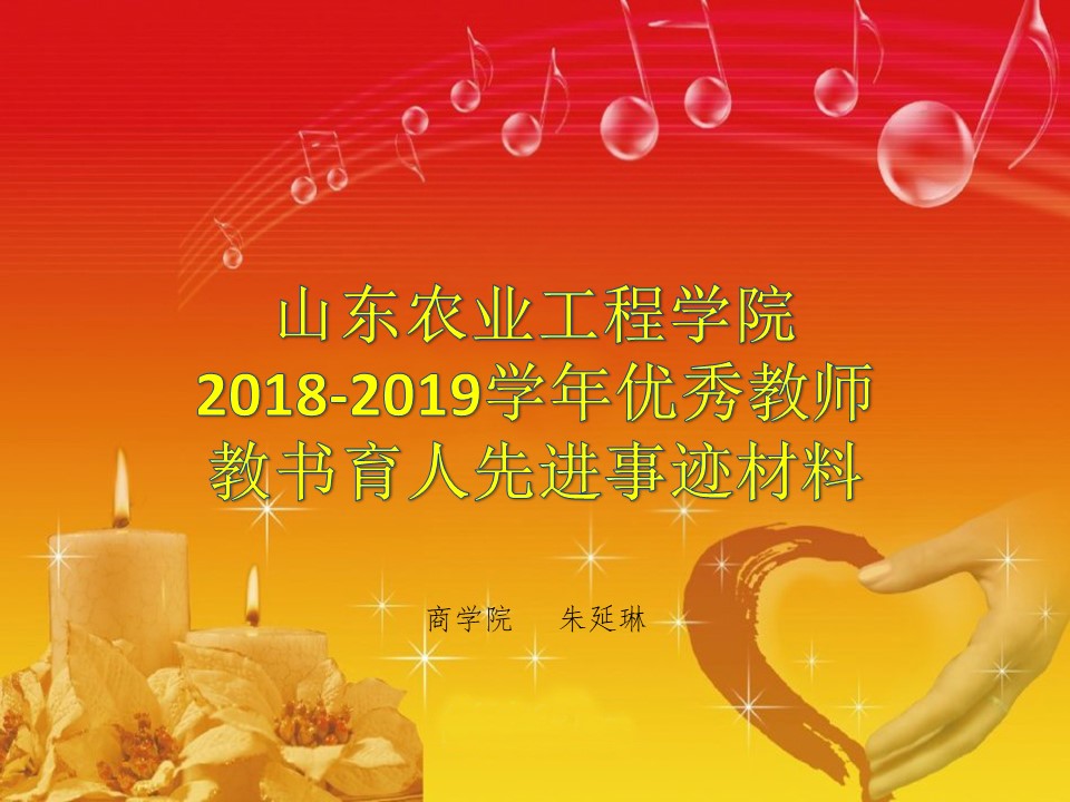 优秀教师朱延琳